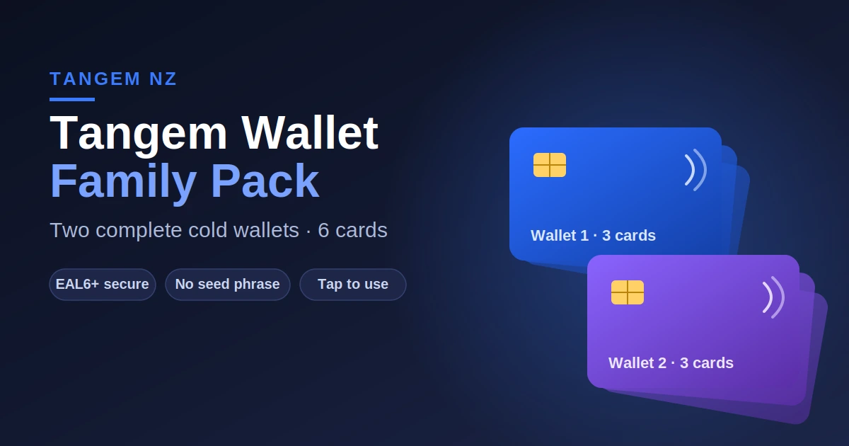 Tangem Wallet Family Pack