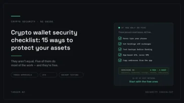 Crypto Wallet Security Checklist