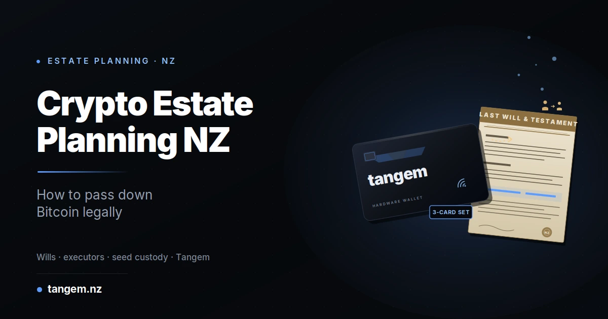 Crypto Estate Planning NZ