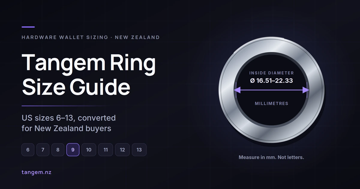 Tangem Ring Size Guide