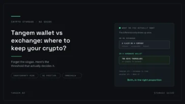 Tangem Wallet vs Exchange Storage