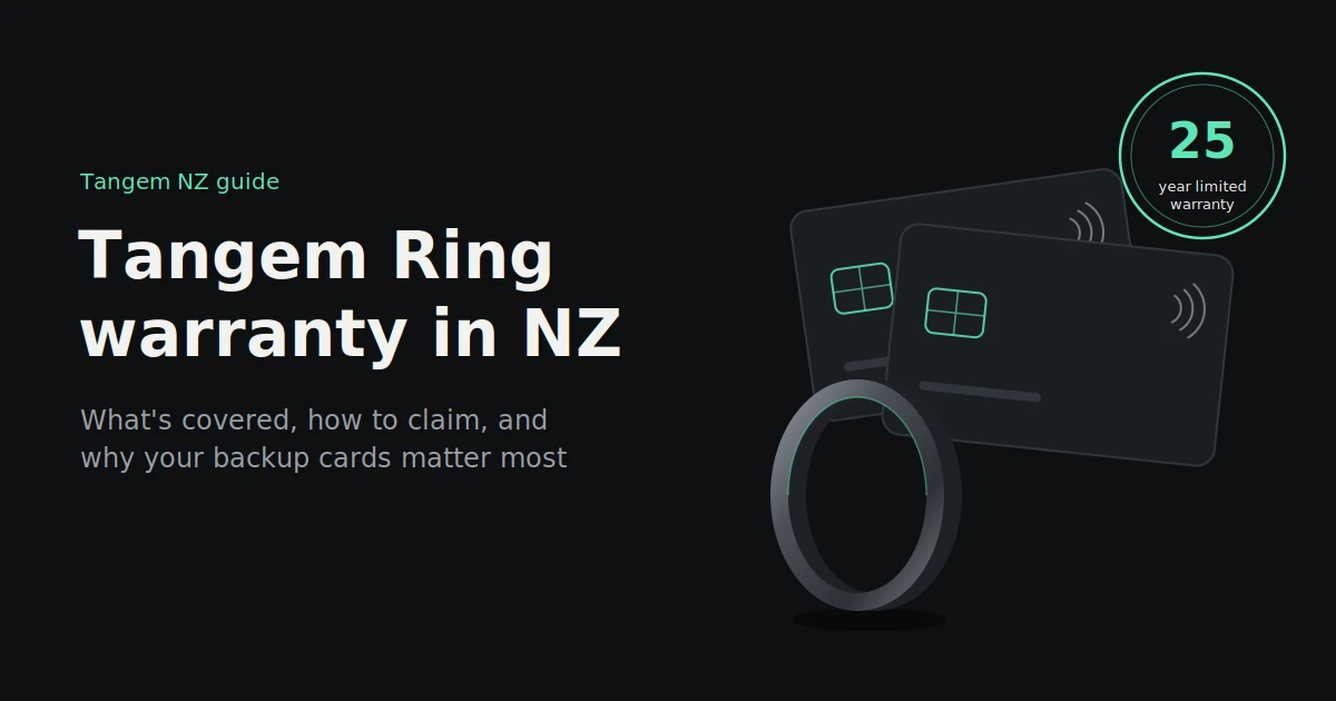 Tangem Ring Warranty NZ
